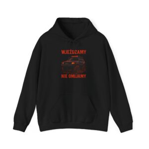 Bluza „Wjeżdżamy – Nie omijamy” – Jeep XJ w swoim żywiole