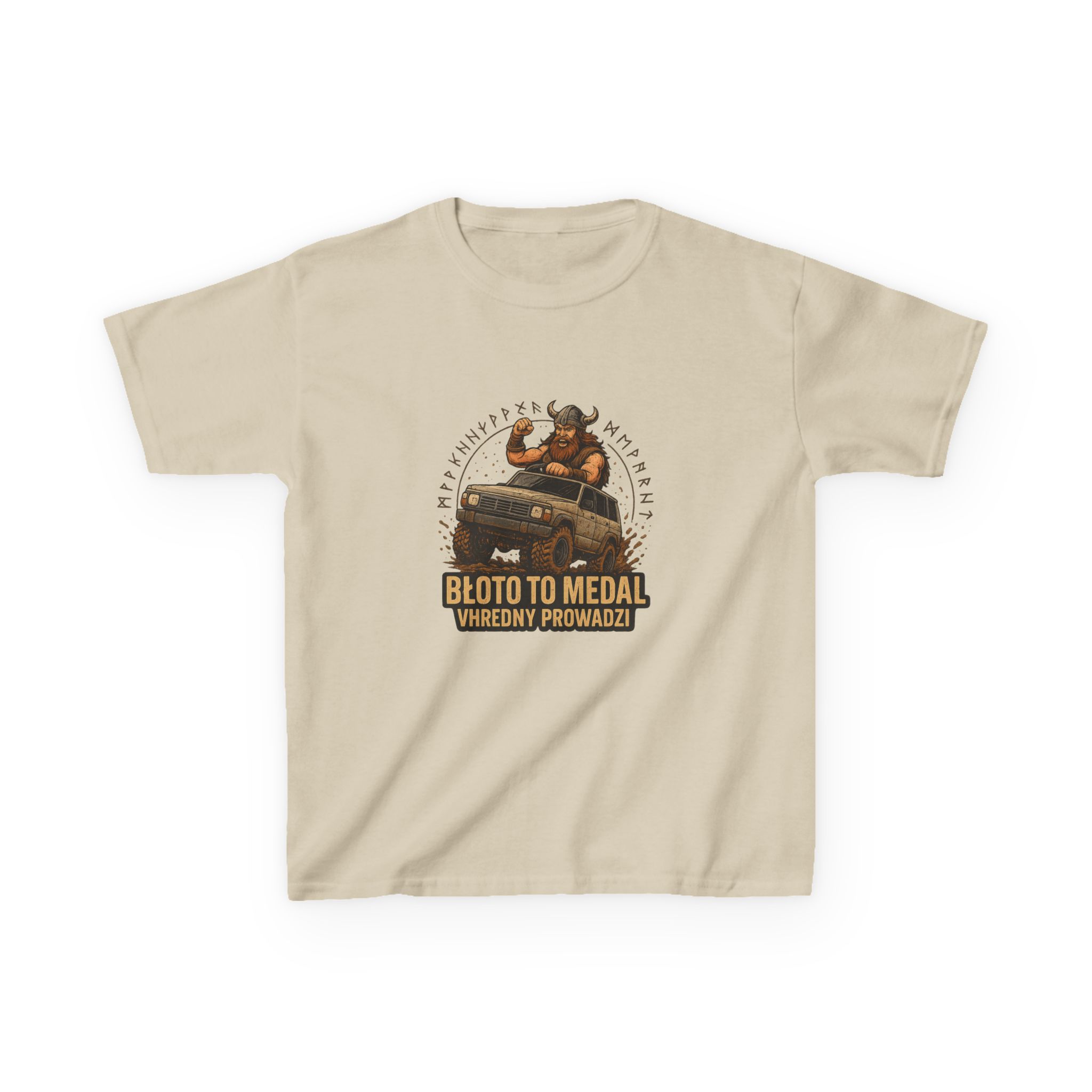Dziecięca koszulka off-road – "VHREDNY PROWADZI, BŁOTO TO MEDAL" - obrazek 9