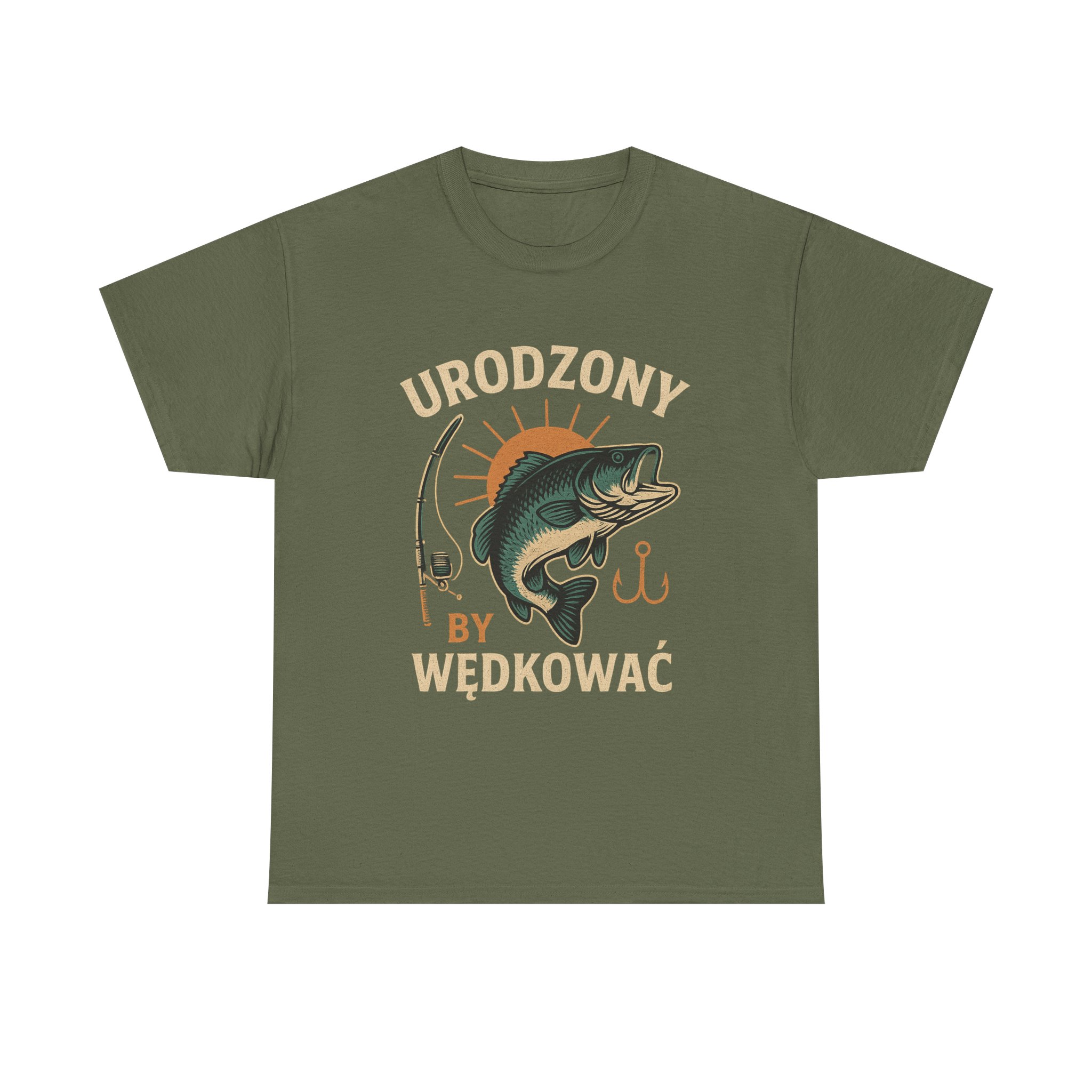 „Urodzony, by wędkować” – Koszulka dla prawdziwego wędkarza - obrazek 13
