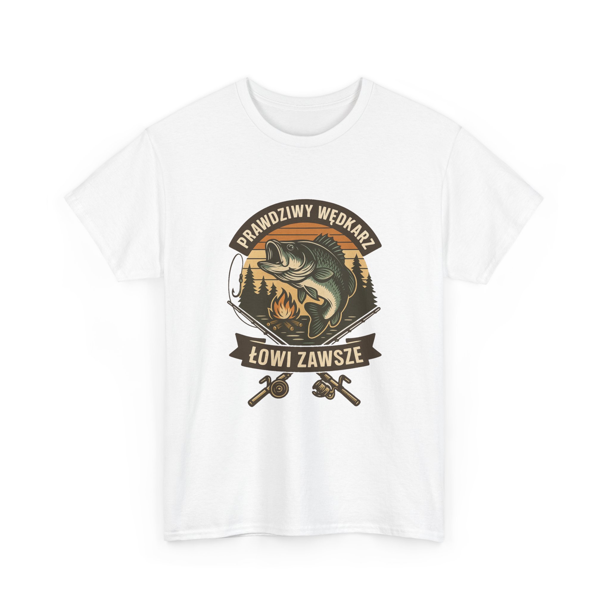 Koszulka „Prawdziwy Wędkarz Łowi Zawsze” – Koszulka dla tych, co nie odpuszczają! - obrazek 7